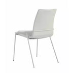 Chintaly Imports, Silla auxiliar tapizada blanca contemporánea