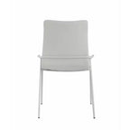 Chintaly Imports, Silla auxiliar tapizada blanca contemporánea