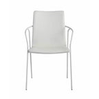 Chintaly Imports, Silla auxiliar tapizada blanca contemporánea