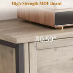 Mueble de TV moderno de mediados de siglo de 70 pulgadas con almacenamiento, centro de entretenimiento con columnas romanas de metal y cajón, mesa consola de TV para sala de estar