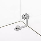 MAYEERTY Vitrina de cristal templado Almacenamiento de vino Archivador con luz Paipai a pilas Pies de suelo ajustables Sala de estar Dormitorio Oficina Blanco