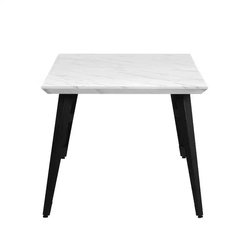 Mesa de comedor Homy Casa Moderna Industrial, mesa rectangular de 62.9 para 4 personas, para cocina o comedor