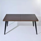 Mesa de comedor Homy Casa Moderna Industrial, mesa rectangular de 62.9 para 4 personas, para cocina o comedor