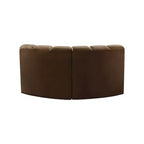 Meridian Furniture, Sofá Modular de Terciopelo Arc