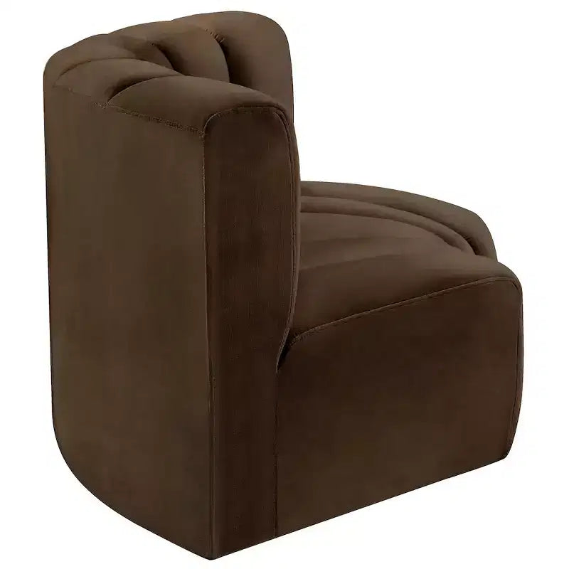 Meridian Furniture, Sofá Modular de Terciopelo Arc