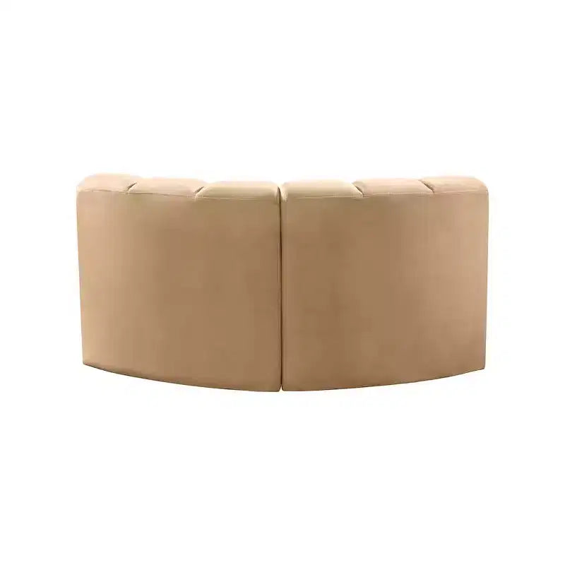Meridian Furniture, Sofá Modular de Terciopelo Arc
