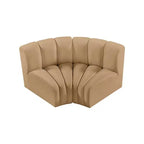 Meridian Furniture, Sofá Modular de Terciopelo Arc