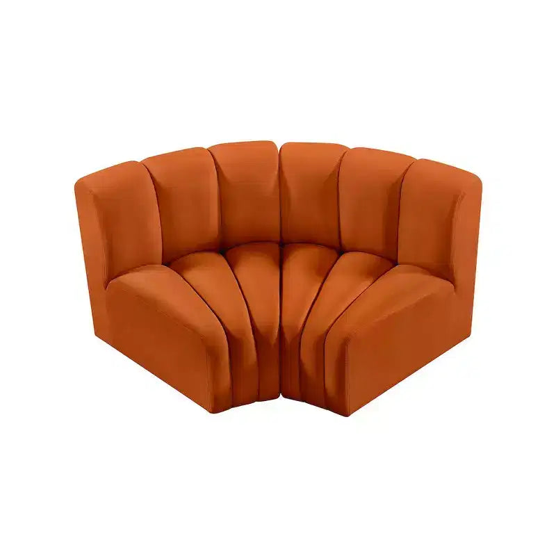 Meridian Furniture, Sofá Modular de Terciopelo Arc