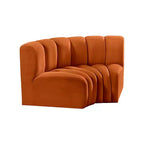 Meridian Furniture, Sofá Modular de Terciopelo Arc