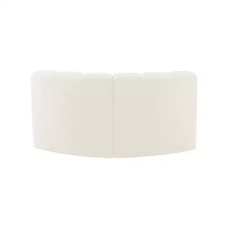 Meridian Furniture, Sofá Modular de Terciopelo Arc