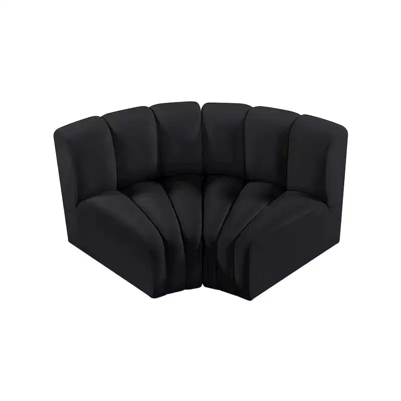 Meridian Furniture, Sofá Modular de Terciopelo Arc