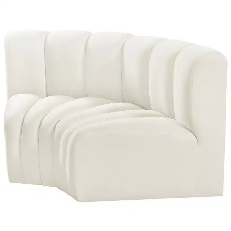 Meridian Furniture, Sofá Modular de Terciopelo Arc