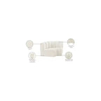 Meridian Furniture, Sofá Modular de Terciopelo Arc