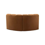 Meridian Furniture, Sofá Modular de Terciopelo Arc