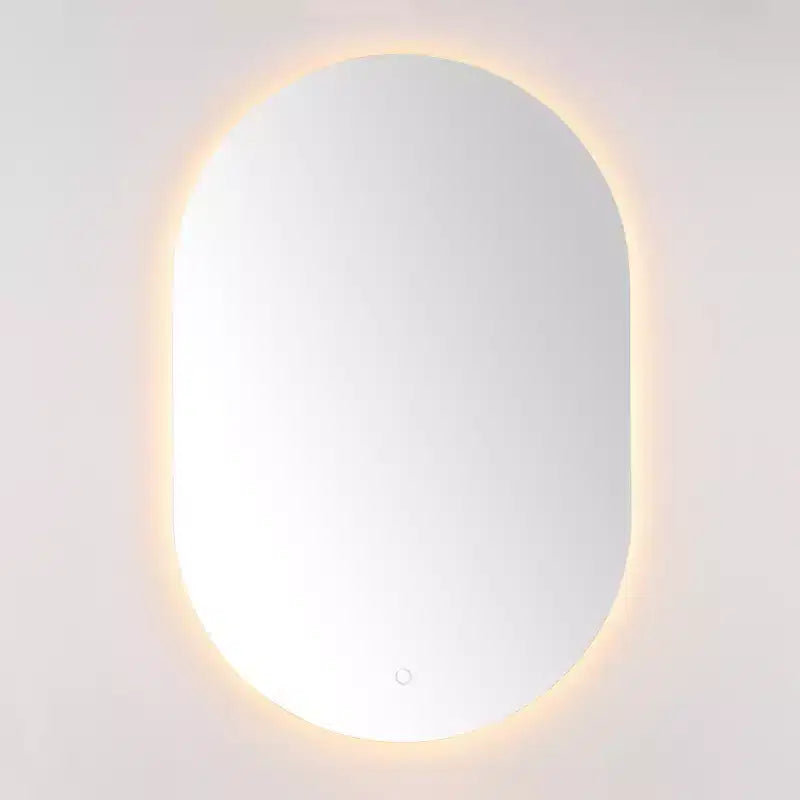 Espejo ovalado LED Jax 24 de aluminio - LMR1007 - Blanco - Safavieh