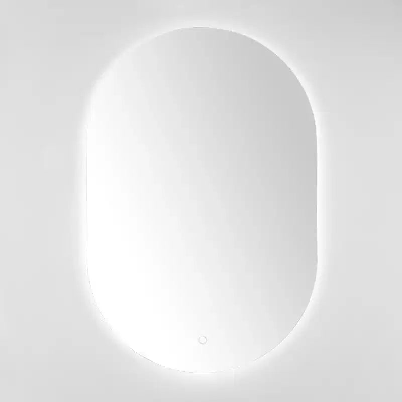 Espejo ovalado LED Jax 24 de aluminio - LMR1007 - Blanco - Safavieh