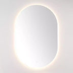 Espejo ovalado LED Jax 24 de aluminio - LMR1007 - Blanco - Safavieh