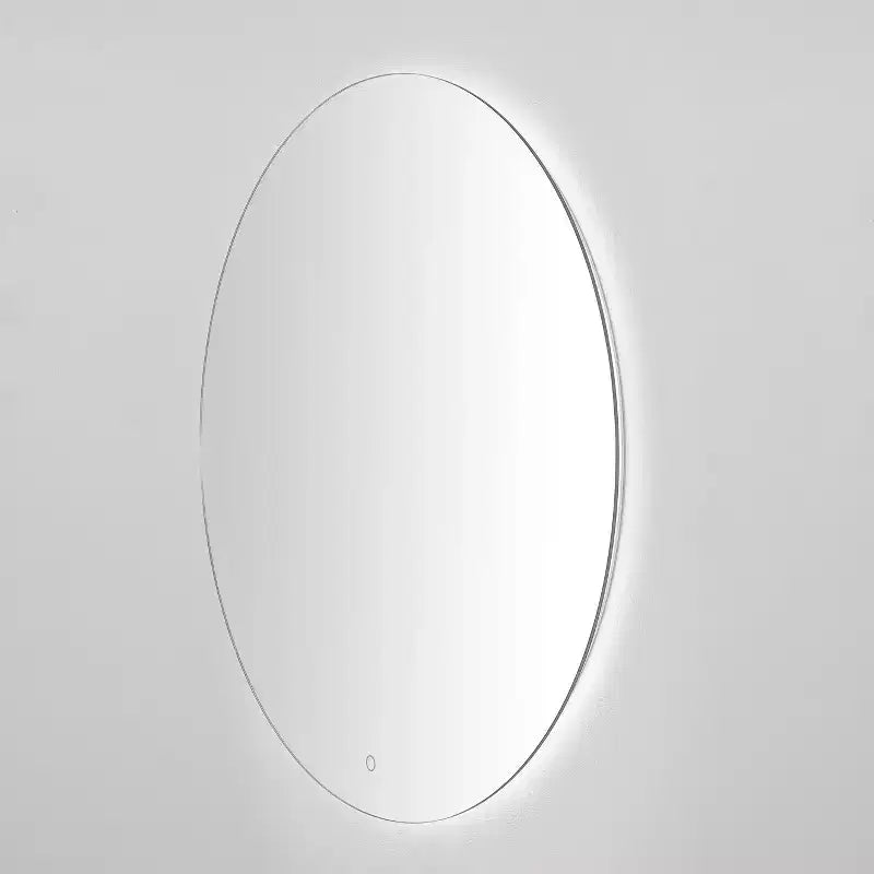 Espejo redondo LED de aluminio Ashden 36 - LMR1004 - Plateado - Safavieh