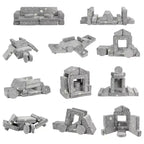 Sofá de juegos modular grande de 12 piezas para niños con estrellas que brillan en la oscuridad, de espuma convertible y cojín de suelo para niños y niñas