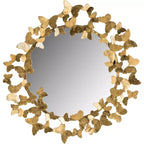Ruthie Butterfly Mirror - 27 x 27 - MIR4083 - Gold - Safavieh