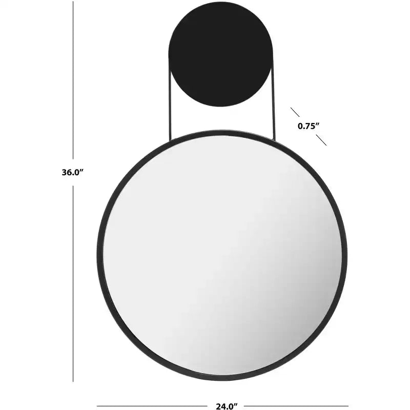 Espejo Aura - 24 x 36.5 - MRR3071 - Negro Mate - Safavieh