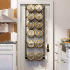 Over The Door Organizer, 6-Tier Metal Pantry Organization, Over Door Hanging Organizer With Adjustable Baskets For Home Kitchen Laundry Room