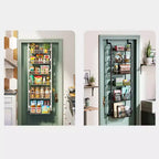 Organizador Para Colgar Sobre la Puerta, Organizador de Despensa de Metal de 6 Niveles, Organizador Colgante Para Puerta Con Cestas Ajustables Para Cocina, Lavadero y Hogar