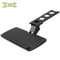 VEVOR Keyboard Tray under Desk Adjustable Height,Height and Angle Adjustable under Desk Keyboard Tray Slide out,Large 25x9.8in Keyboard Holder,Black