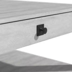 Mesa de centro de madera Galano con cajón de almacenamiento 31.5 An. 31.5 Prof. 16.3 Al.