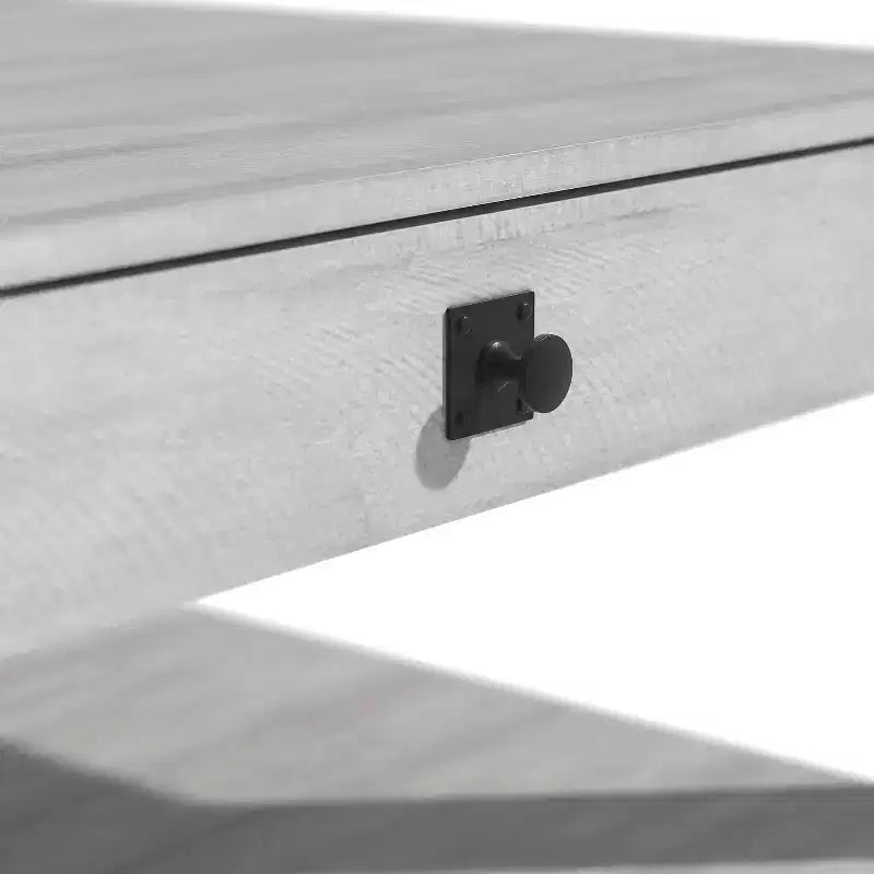 Mesa de centro de madera Galano con cajón de almacenamiento 31.5 An. 31.5 Prof. 16.3 Al.