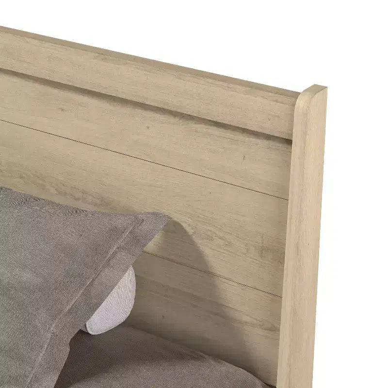 Cama Galano King Abby Serene con cabecero Oslo Oak