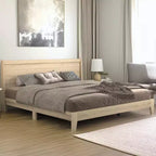 Cama Galano King Abby Serene con cabecero Oslo Oak