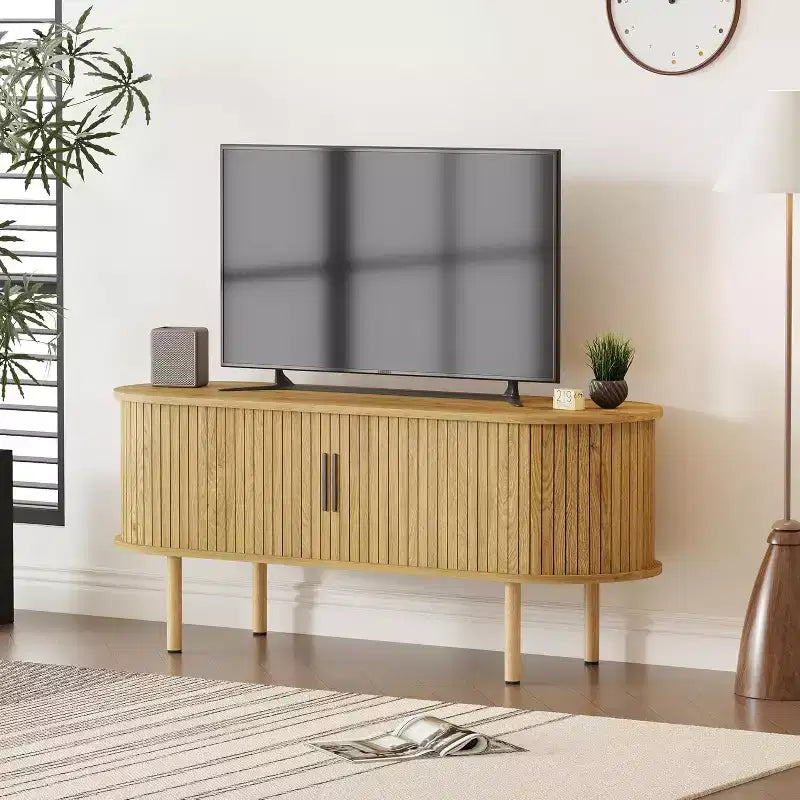 Mueble para TV de 65 pulgadas, Mueble de TV con almacenamiento, Centro de entretenimiento moderno para sala de estar, pasillo, dormitorio