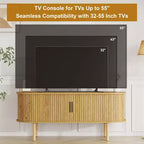 Mueble para TV de 65 pulgadas, Mueble de TV con almacenamiento, Centro de entretenimiento moderno para sala de estar, pasillo, dormitorio