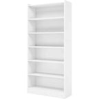 Lantine 78 Tall Bookcase, Modern 7-Tier Library Bookshelf with Storage Shelves, Large Open Display Shelving Unit for Living Room, Office