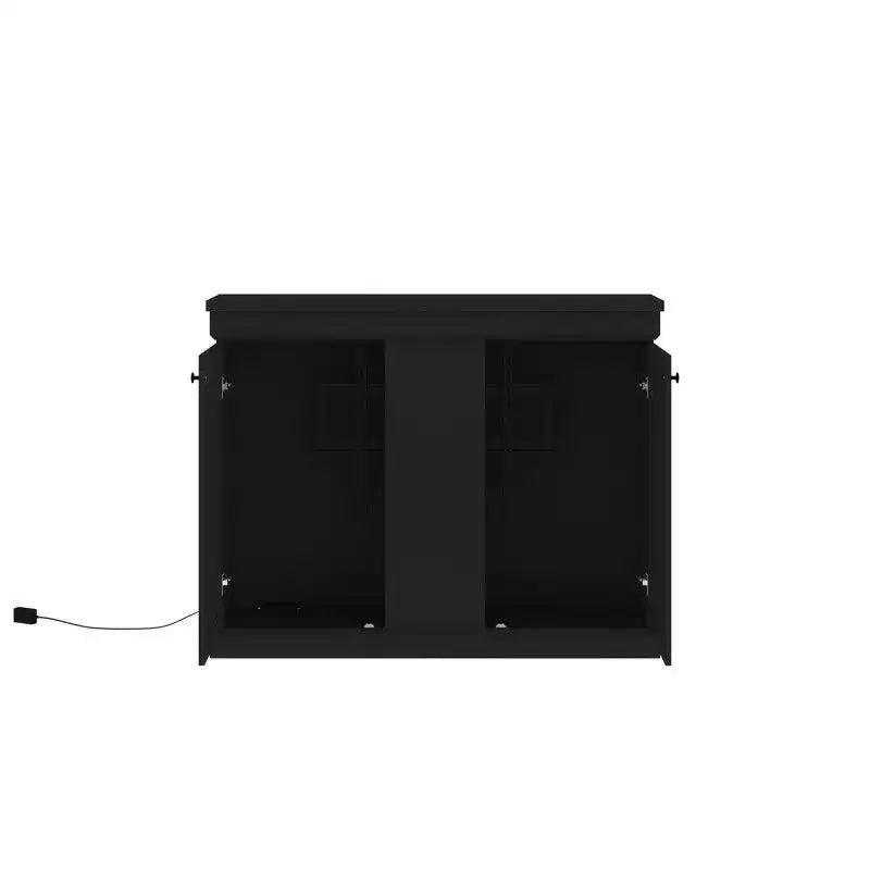Estación de juegos Famapy Smart Lift, altura ajustable, control inteligente/orificios dobles para gestión de cables, ideal para pantallas de 50 pulgadas en salas de juegos/entretenimiento en el hogar