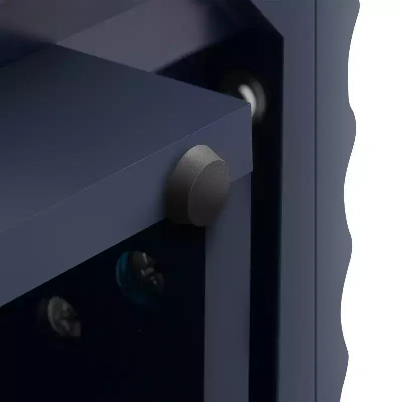 Aparador espacioso Okak, aparador con 4 puertas y 4 estantes, mueble de almacenamiento para sala de estar, comedor, cocina