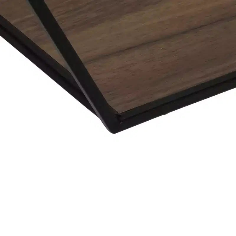 Estantes hexagonales de pared modernos para decoración del hogar - Madera con marco de metal Organizador de almacenamiento para exhibición de oficina - Juego de 3, 22, 21, 19