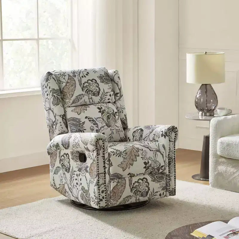 Sillón reclinable giratorio manual Helmut|HULALA HOME
