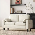 Kinsuite Loveseat Sofa Chair - 56 Modern Accent Chairs with Arm, Beige