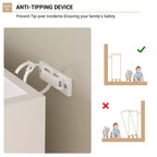 Armario para zapatos TruAIR blanco de 6 niveles con 3 puertas de ratán (117.1 cm An. x 35.3 cm Pr. x 72.9 cm Al.) - Organizador de entrada y sala de estar independiente