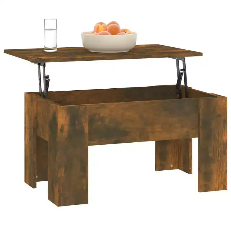 Mesa de centro Roble Ahumado Madera Técnica Mediana