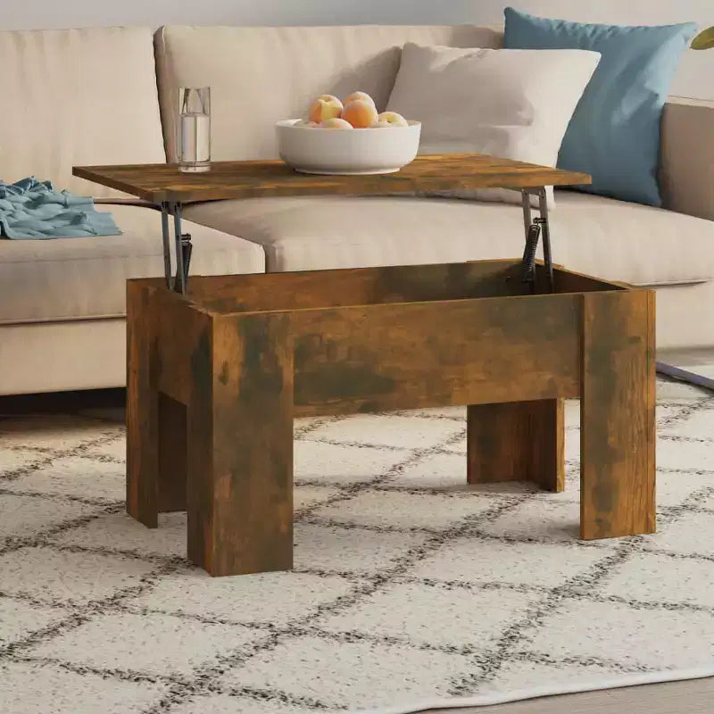 Mesa de centro Roble Ahumado Madera Técnica Mediana