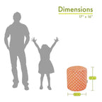 Majestic Home Goods,Puf Ikat de Puntos