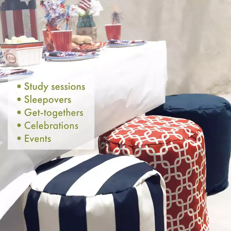 Majestic Home Goods,Puf Ikat de Puntos