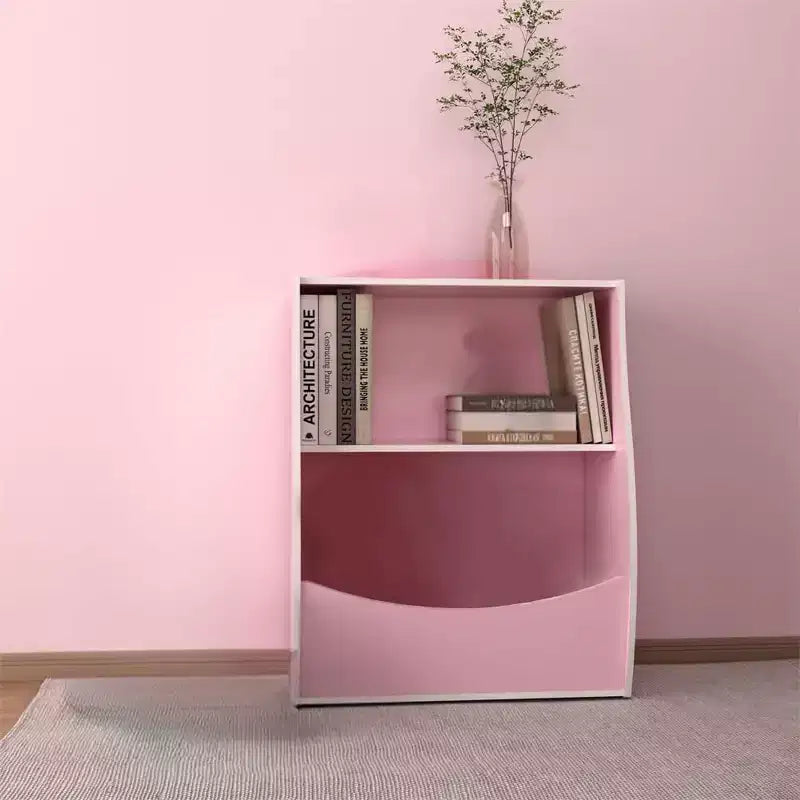 Estantería infantil - Organizador de almacenamiento de libros, Armario de almacenamiento de juguetes de doble capa para niños con compartimentos abiertos para dormitorio, habitación infantil, sala de juegos