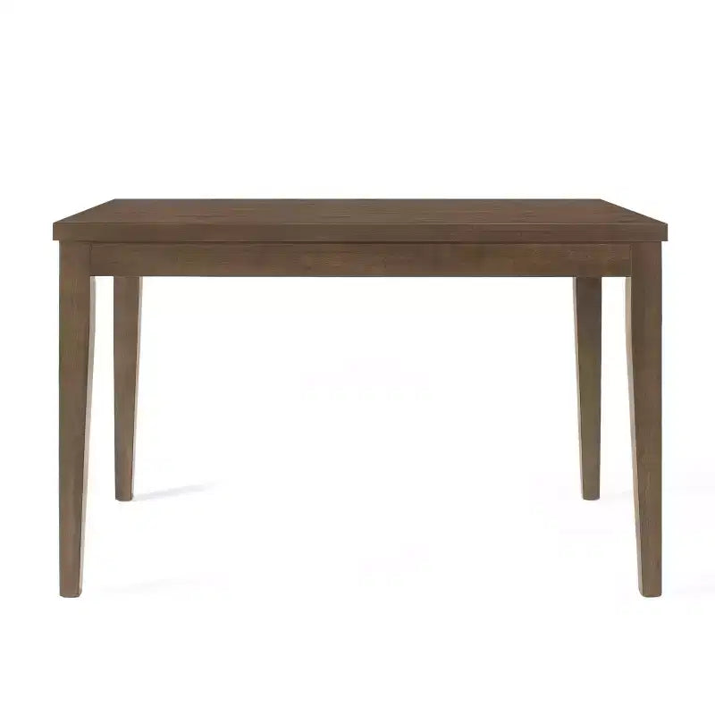 Mesa de comedor de altura de mostrador vintage Okak de 59.1 pulgadas con patas de madera, mesa de cocina con tablero grueso, mesa de centro para sala de estar, comedor