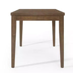 Mesa de comedor de altura de mostrador vintage Okak de 59.1 pulgadas con patas de madera, mesa de cocina con tablero grueso, mesa de centro para sala de estar, comedor