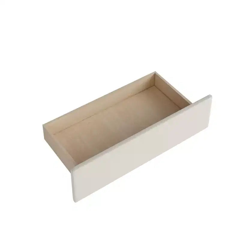 Cama de plataforma en forma de L Whisen Twin Size con almacenamiento envolvente y cajones, construcción robusta y duradera