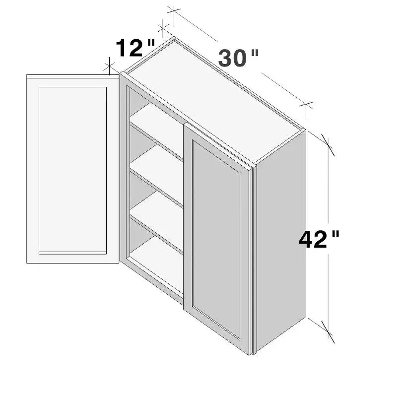 Mueble alto de cocina CASAINC de 30x12x42 pulgadas